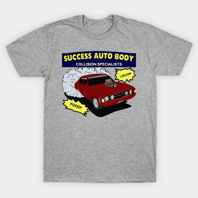 Success Auto Body Collision Specialists T-Shirt by THRILLHO